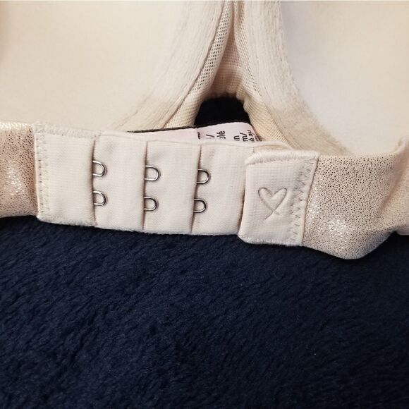 34A Victoria's Secret Rhinestones Beige Bra - Picture 5 of 13